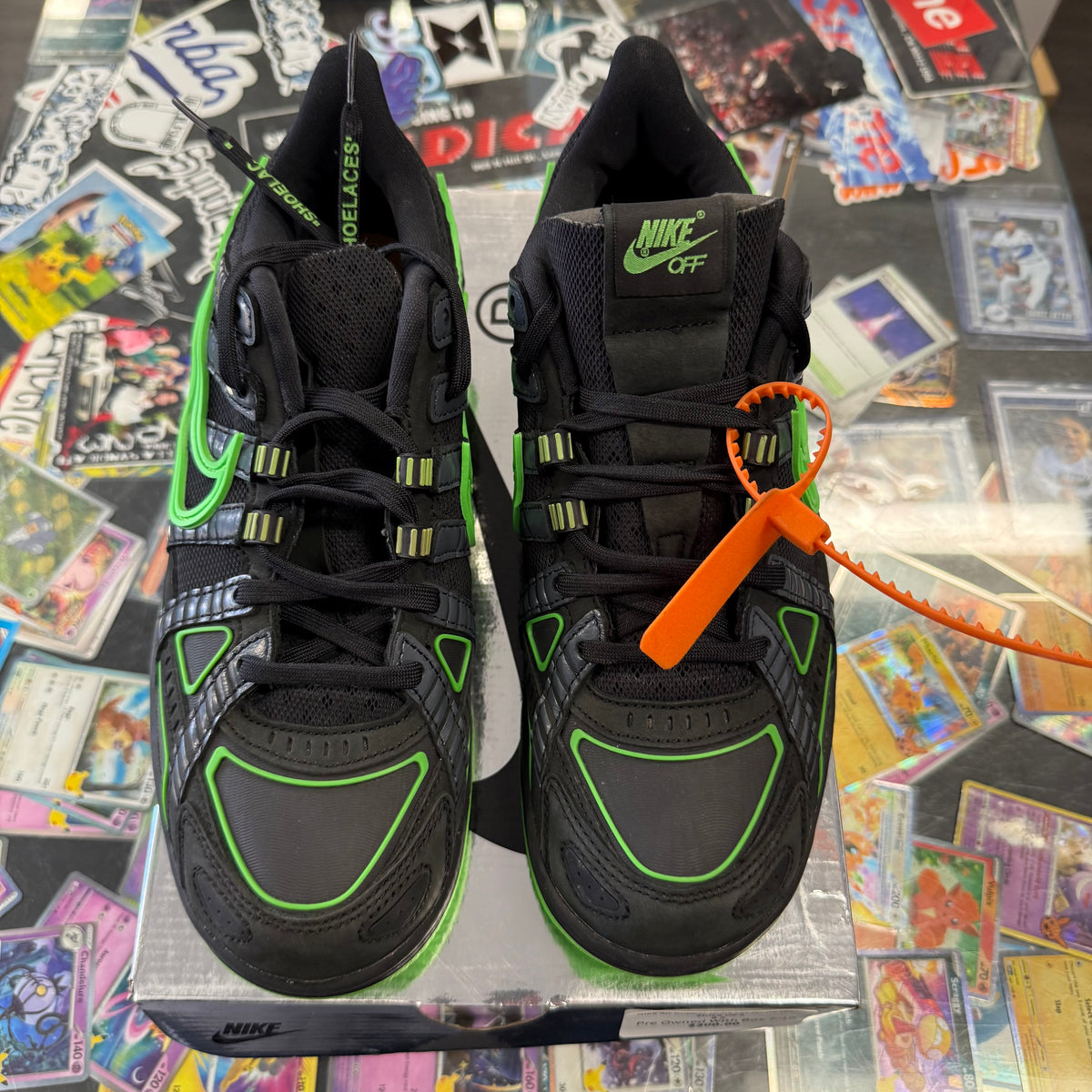 Nike Air Rubber Dunk Off-White Green Strike U9.5