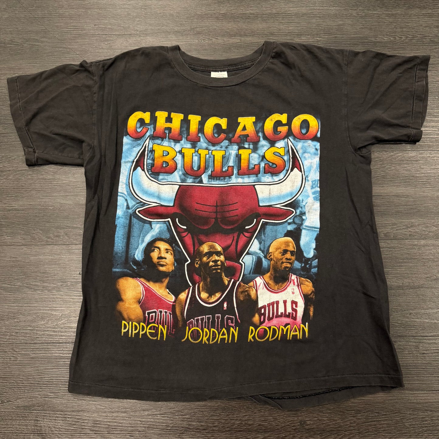 Vintage Bulls Rap  Tee