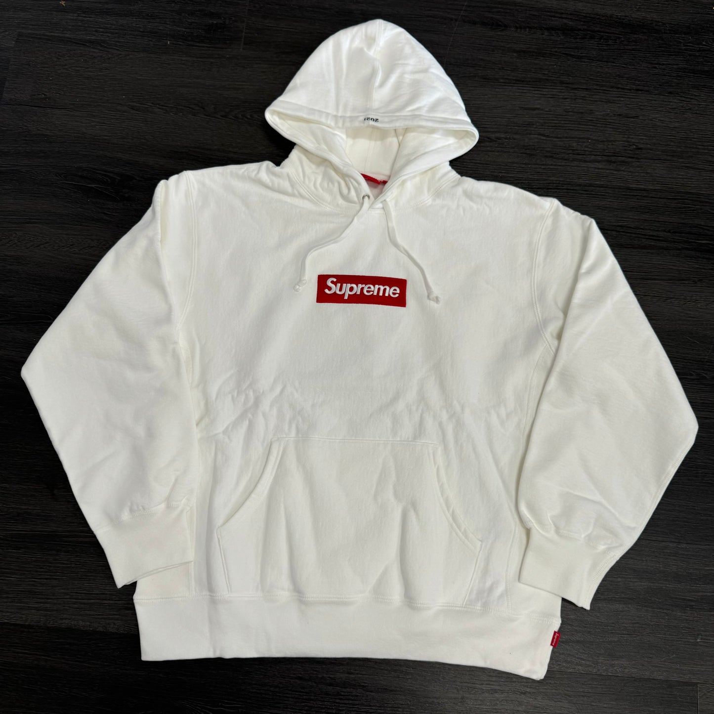 Supreme Box Logo Hooded Sweatshirt FW21 White