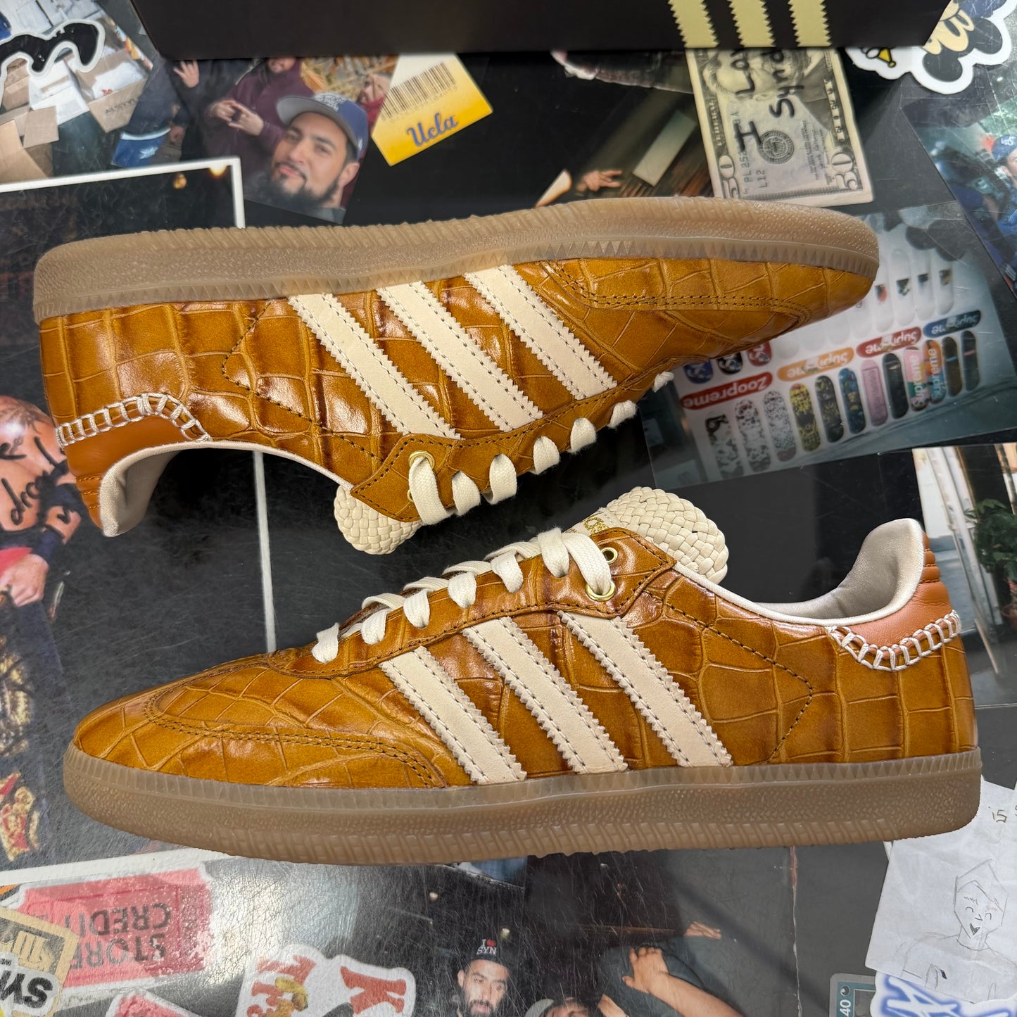 Adidas Samba Wales Bonner Brown Croc U9