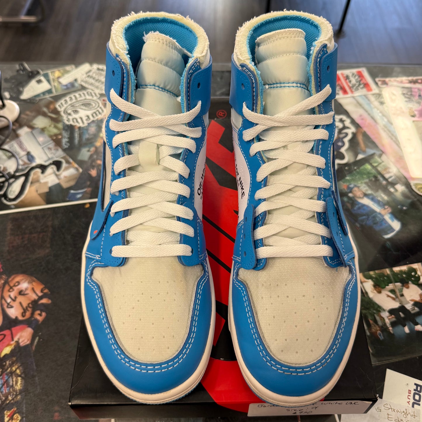 Jordan 1 Retro Off White University Blue U9