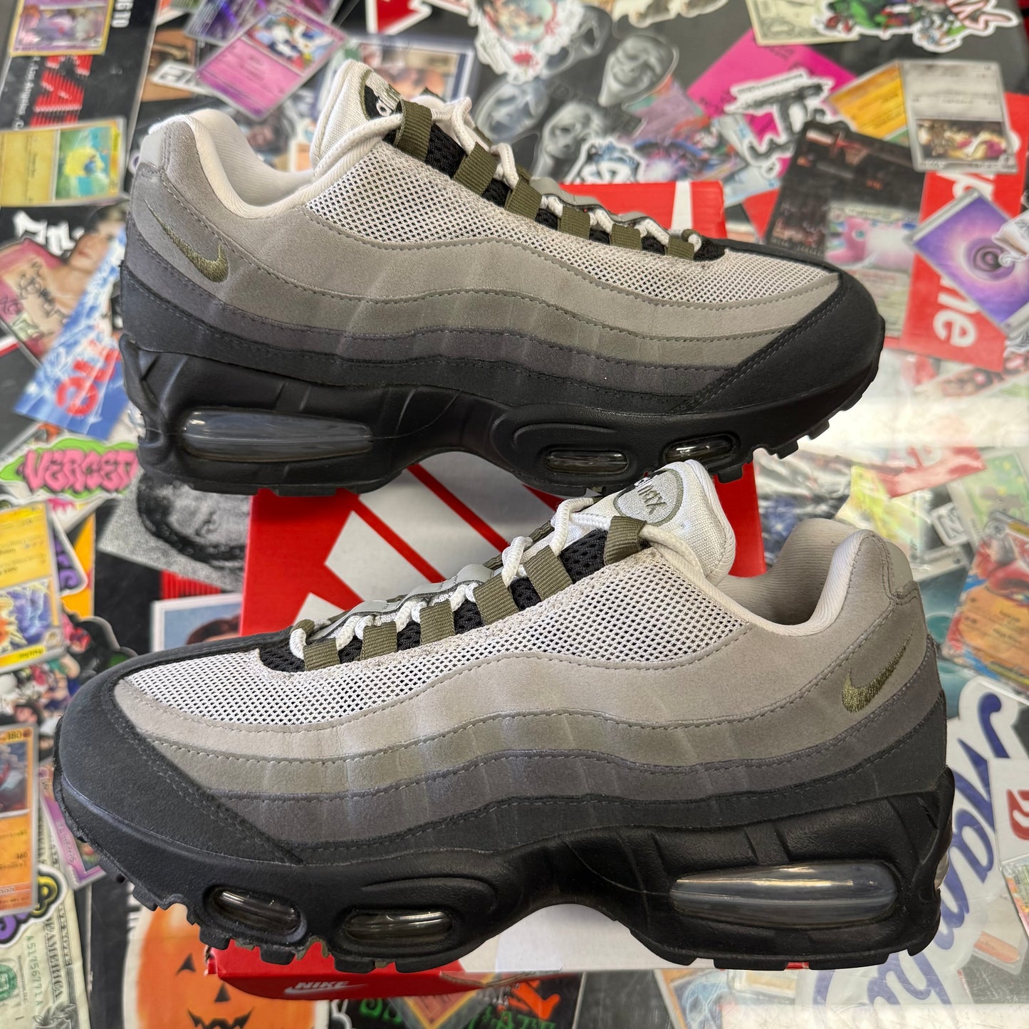 Nike Air Max 95 OG Big Bubble Black Medium Olive (Women's)