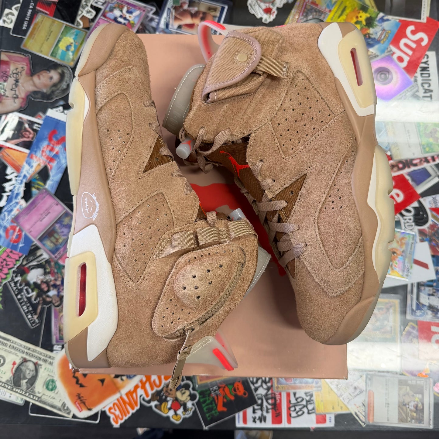 Jordan 6 Retro Travis Scott British Khaki U11