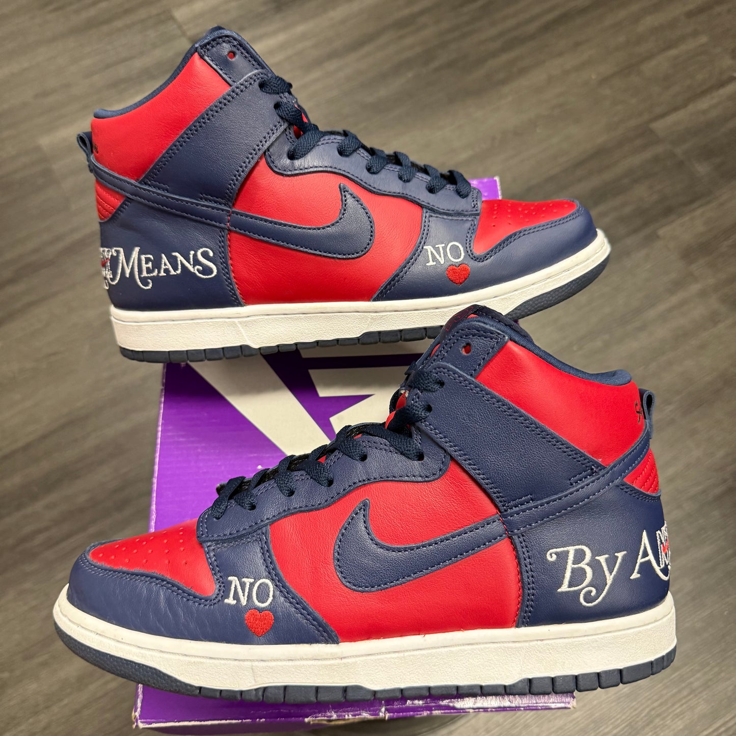 Nike SB Dunk High Supreme By Any Means Navy U10.5