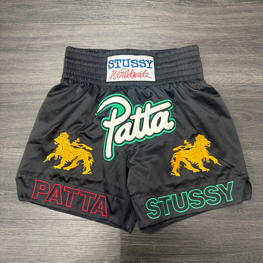 Stussy x Patta Boxing Short Black