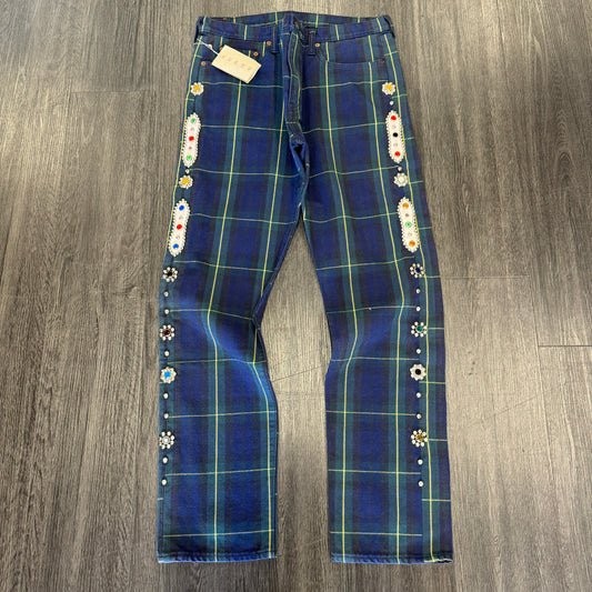 Kapital Tartan Check Monkey Cisco Jeans