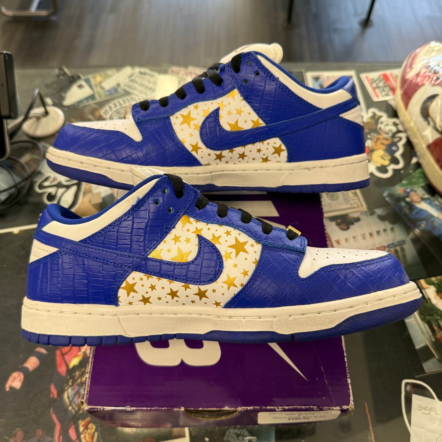 Nike SB Dunk Low Supreme Stars Hyper Royal U8