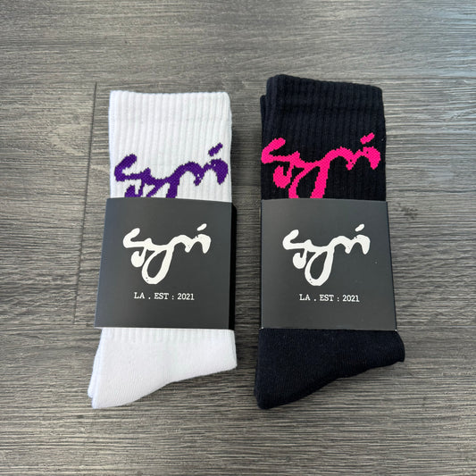 Syndi Purple/Pink Sock Set