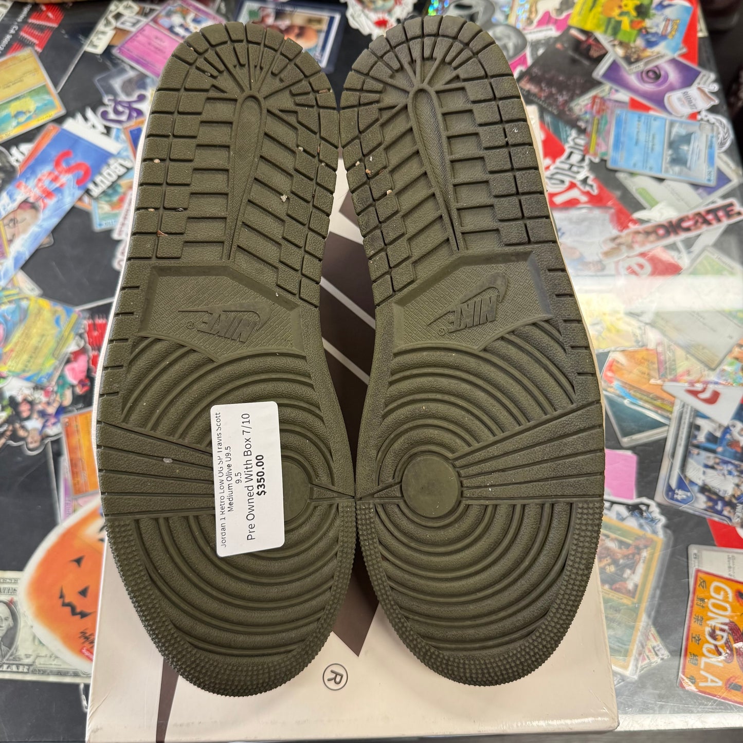 Jordan 1 Retro Low OG SP Travis Scott Medium Olive U9.5