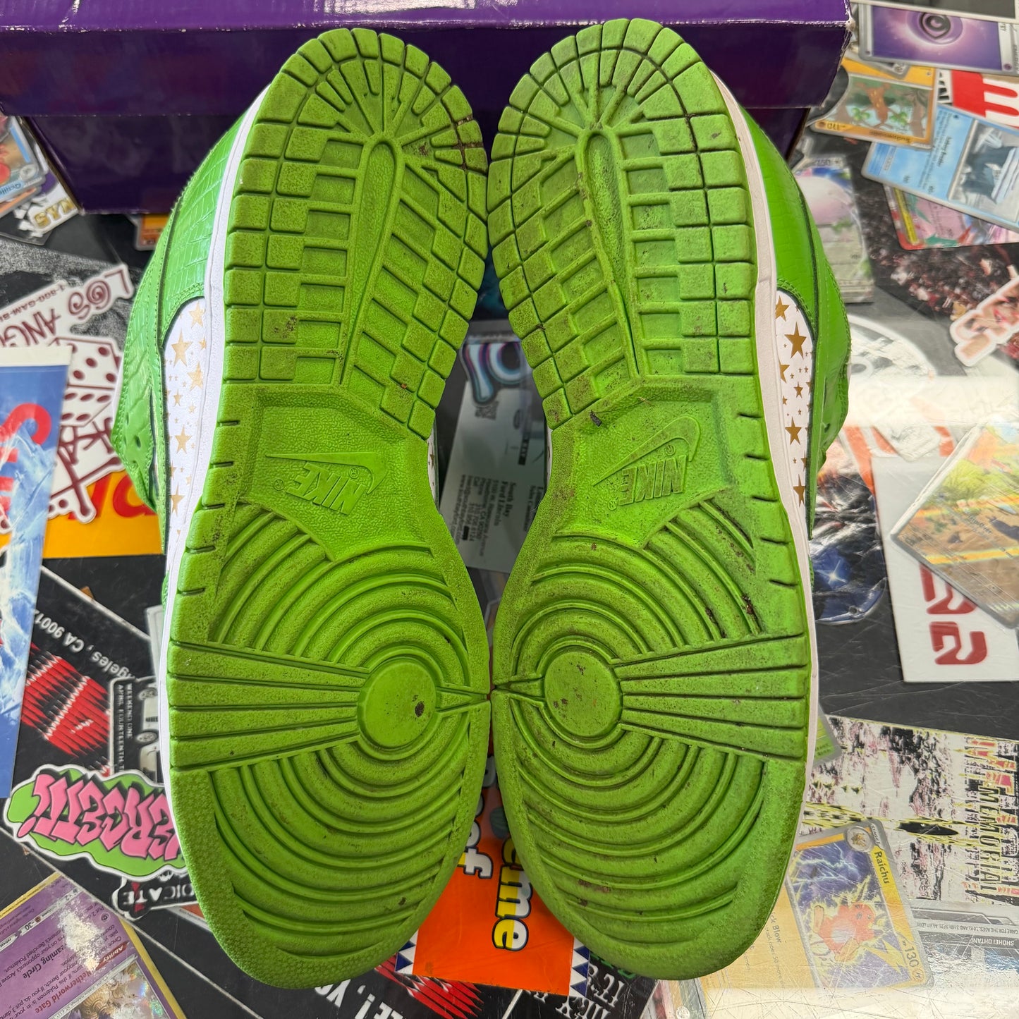 Nike SB Dunk low supreme stars mean green (2021) U