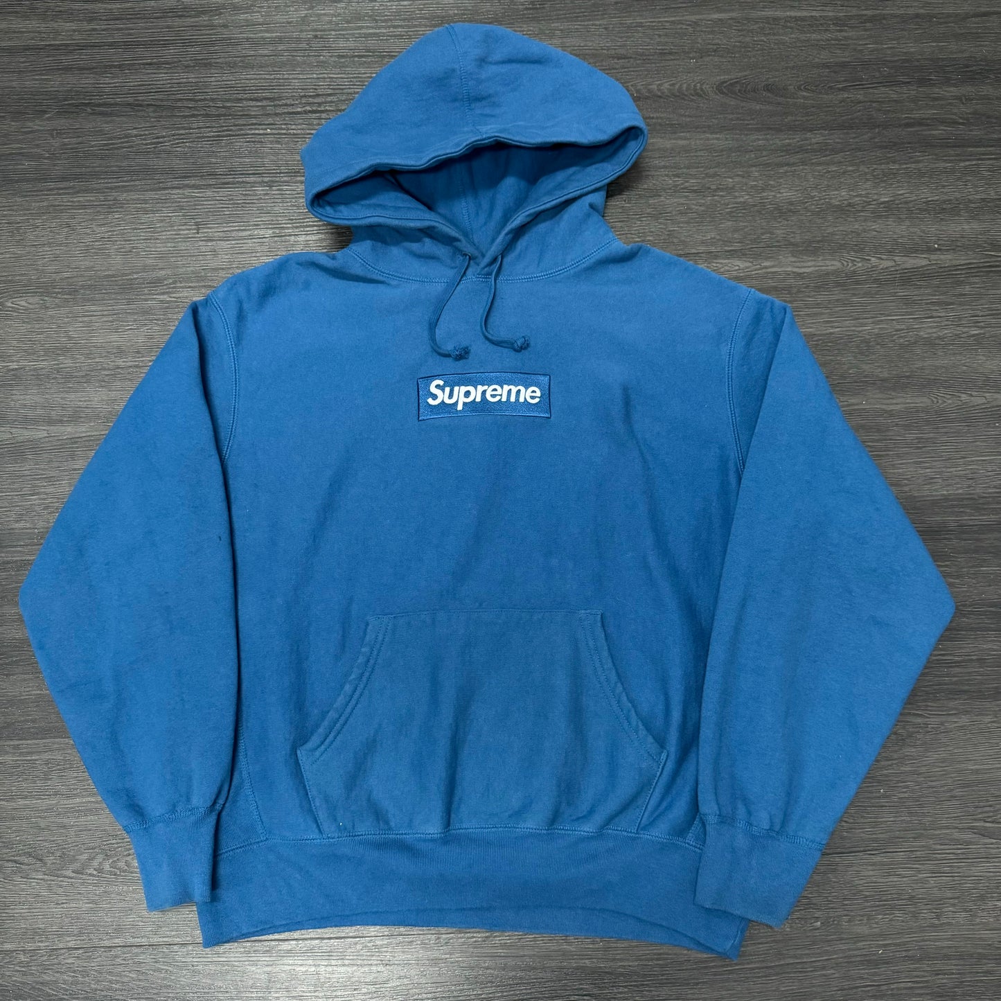 Supreme Box Logo Hooded Sweatshirt (FW23) Blue