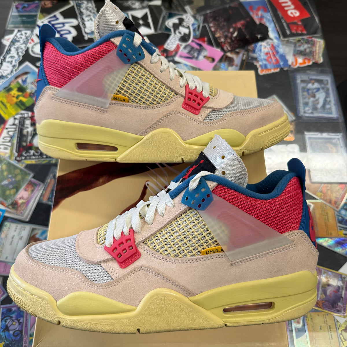 Jordan 4 Retro Union Guava U9.5