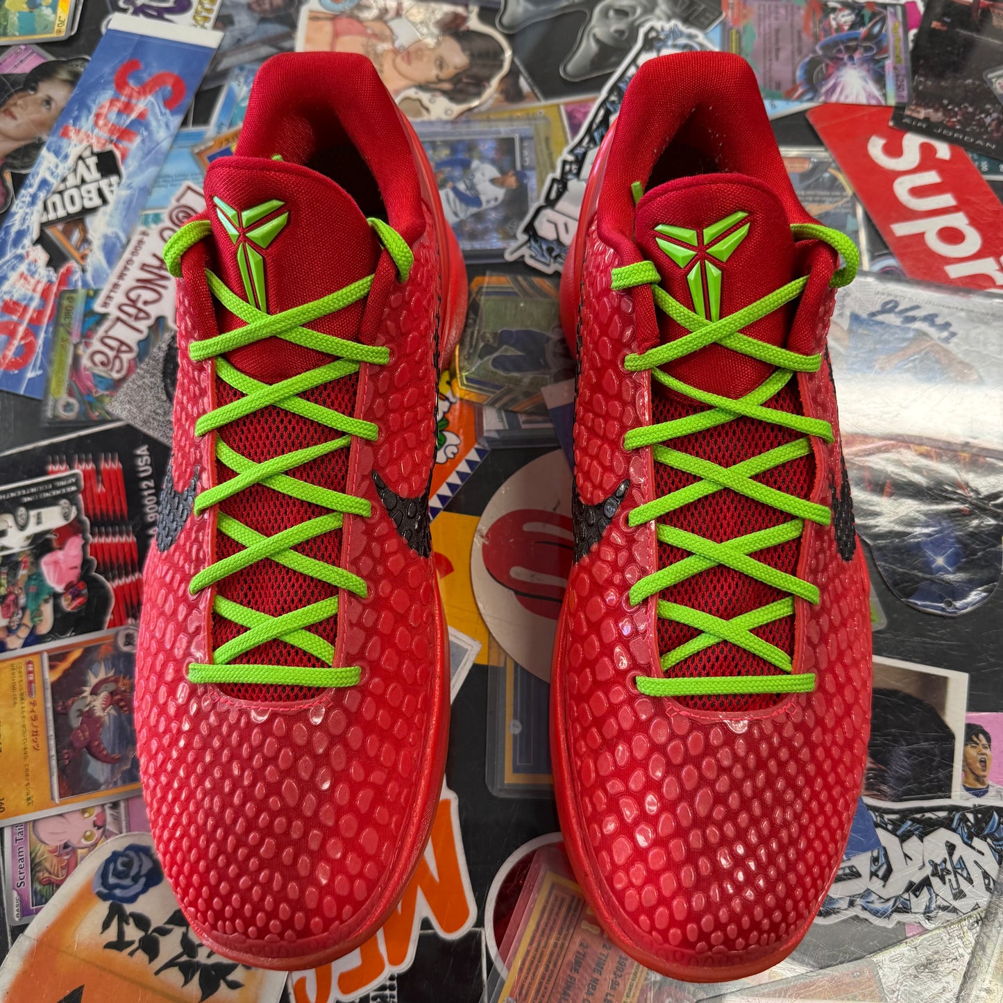 Nike Kobe 6 Protro Reverse Grinch U9.5