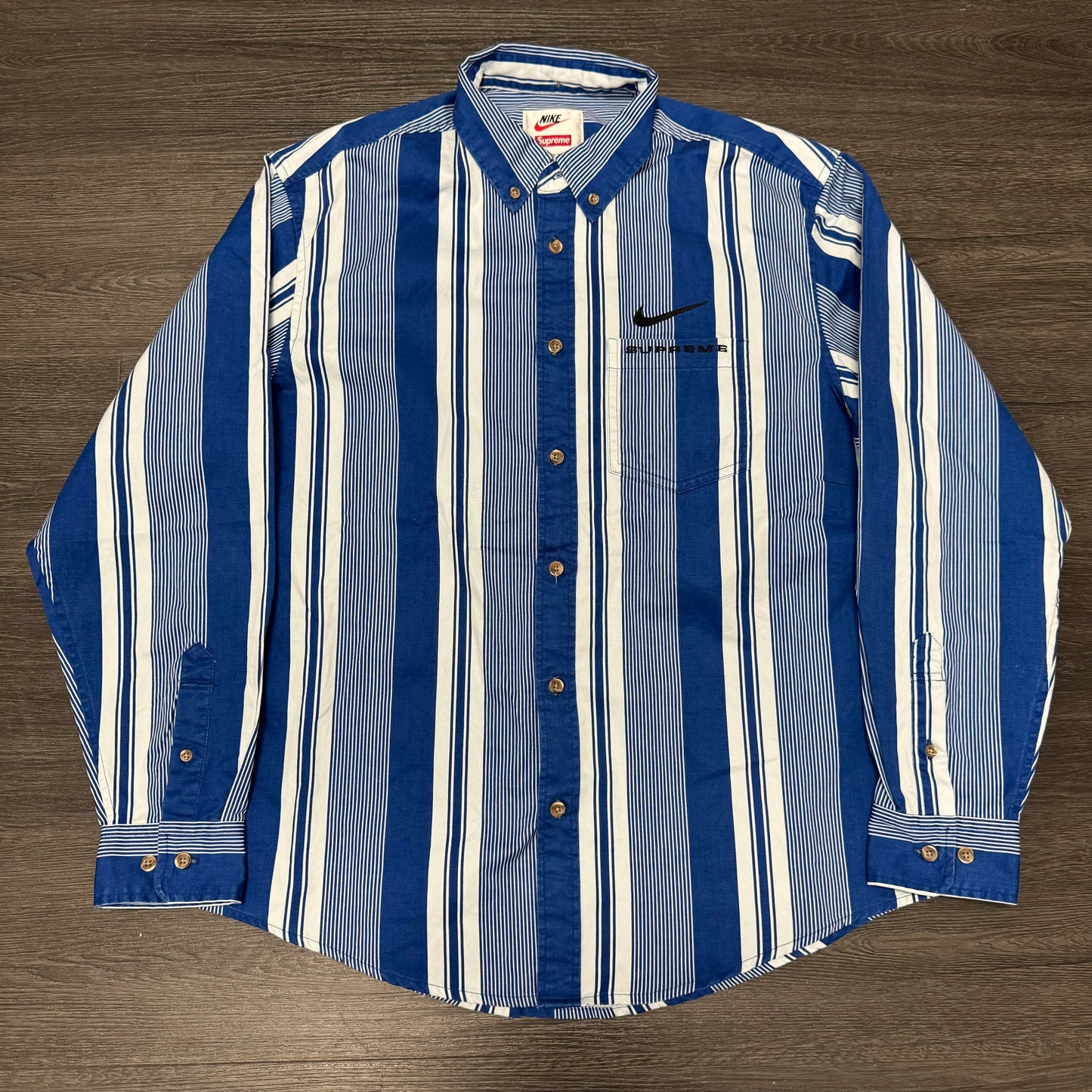 Supreme Nike Button Up