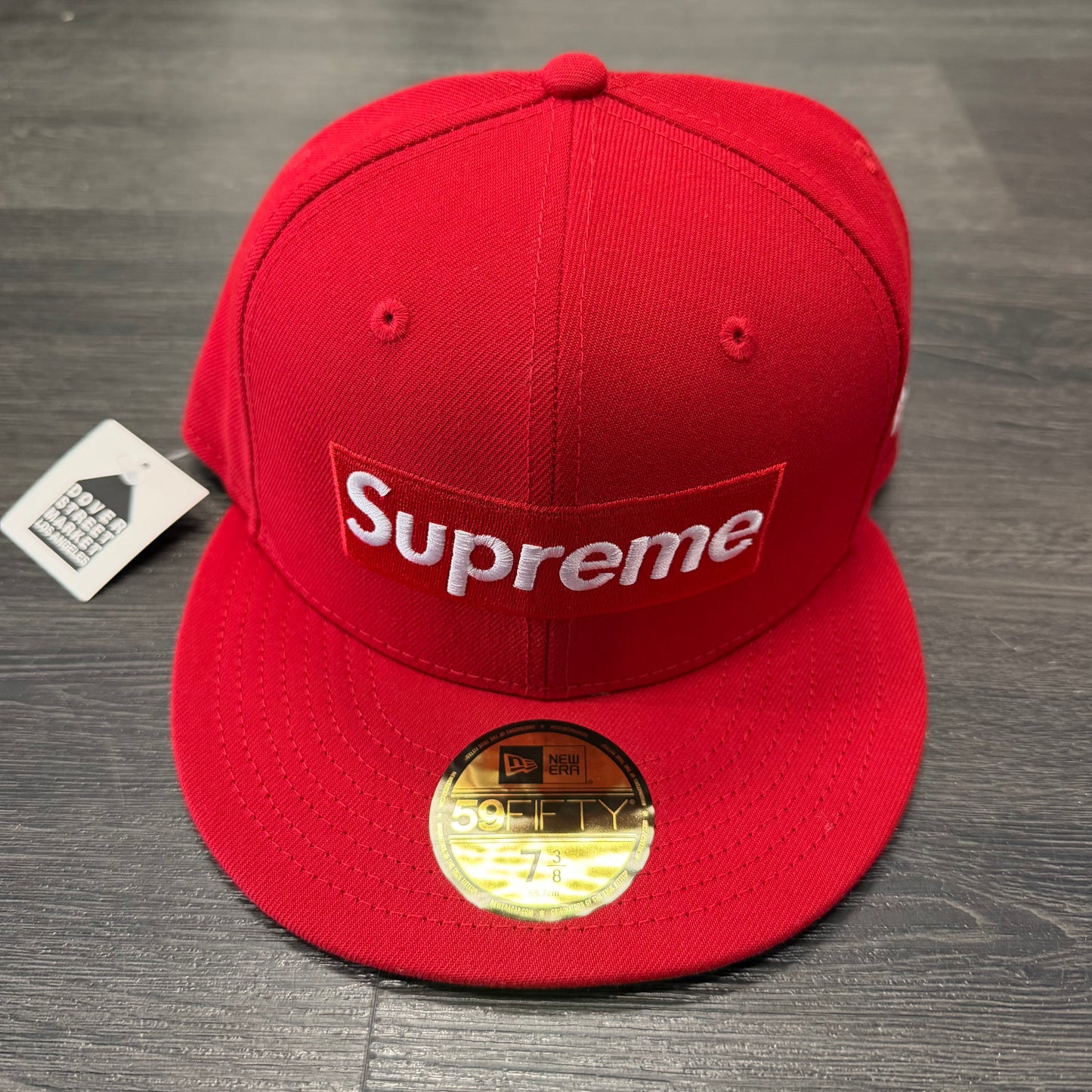 Supreme Ghostface Box Logo New Era Fitted Red