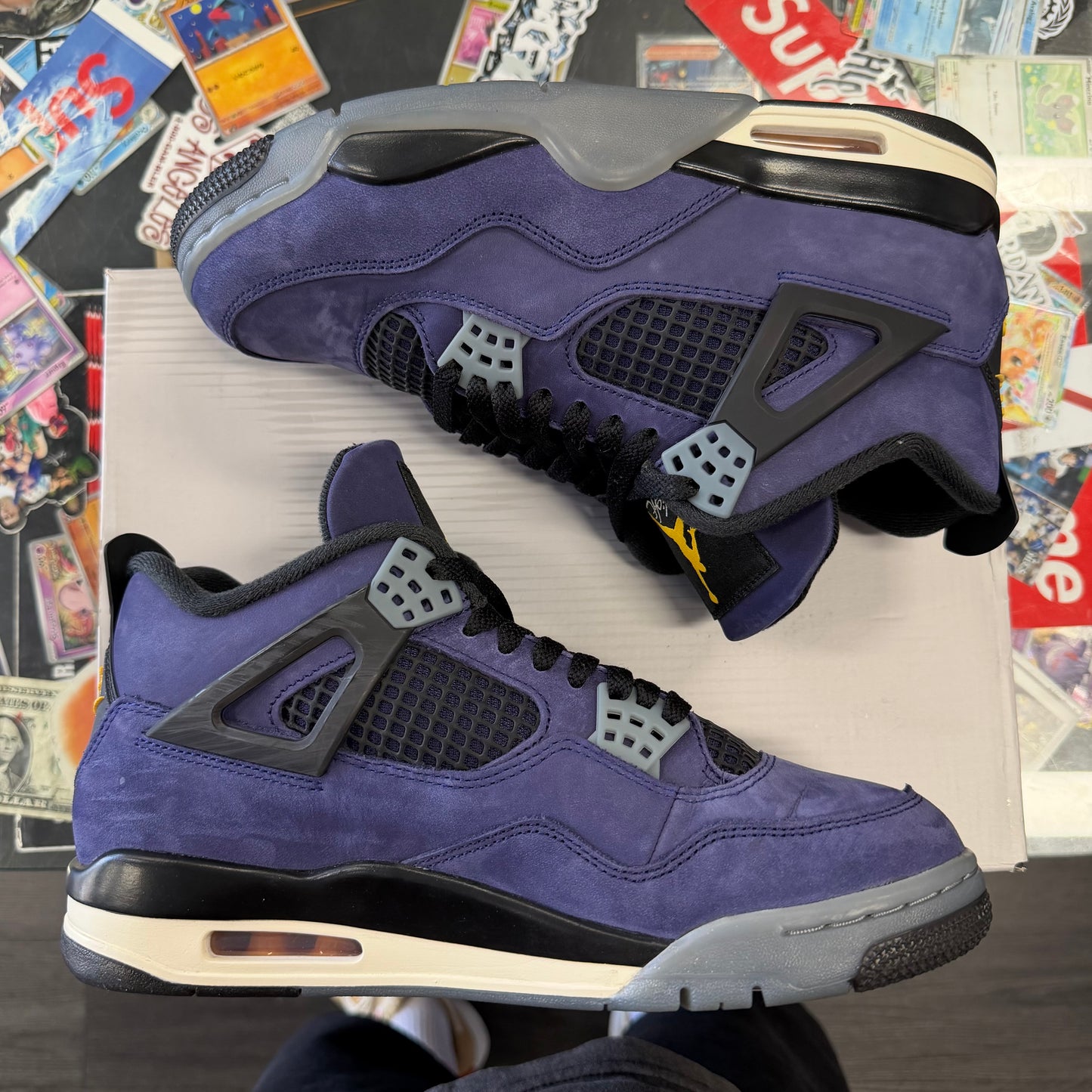 Jordan 4 Retro Lakers U8.5