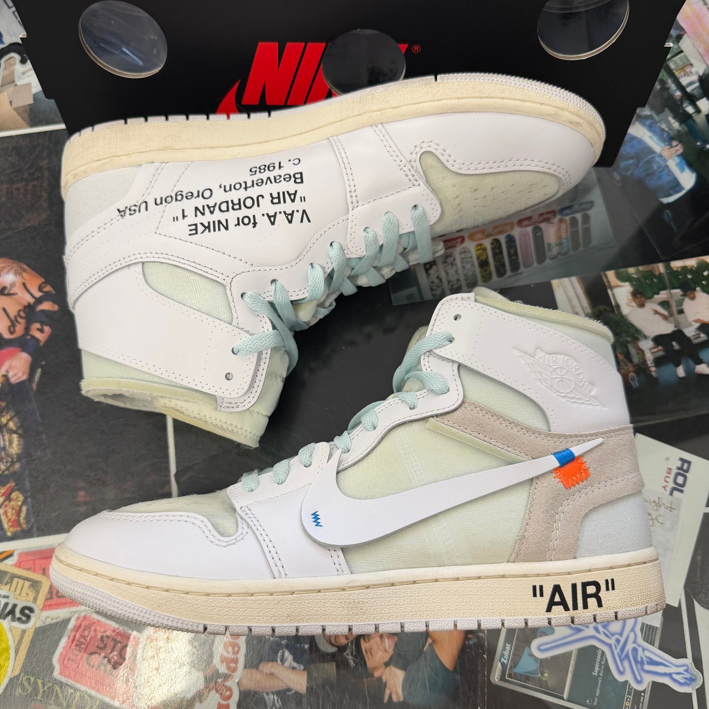 Jordan 1 Retro High Virgil Abloh Archive Alaska U11