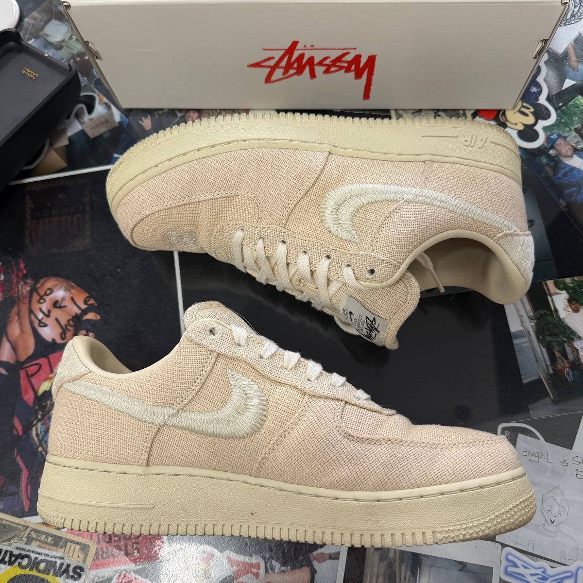 Nike Air Force 1 Low Stussy Fossil U10.5