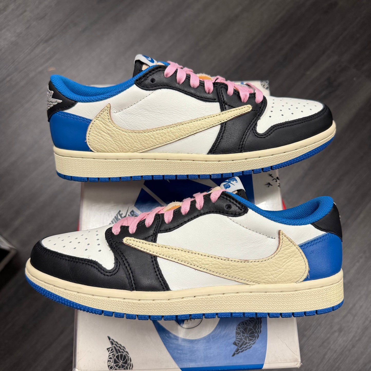 Jordan 1 Retro Low Fragment Travis Scott U7.5
