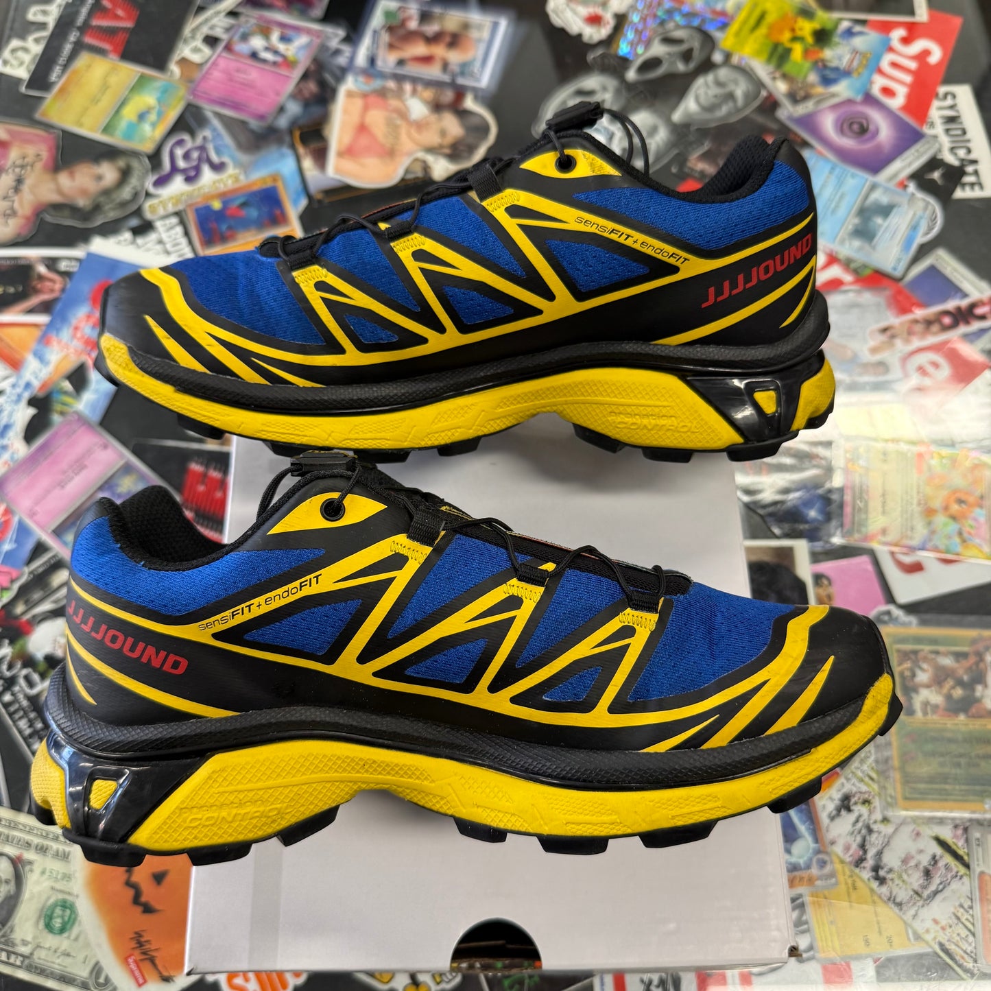 Salomon XT-6 JJJJound Nautical Blue Lemon