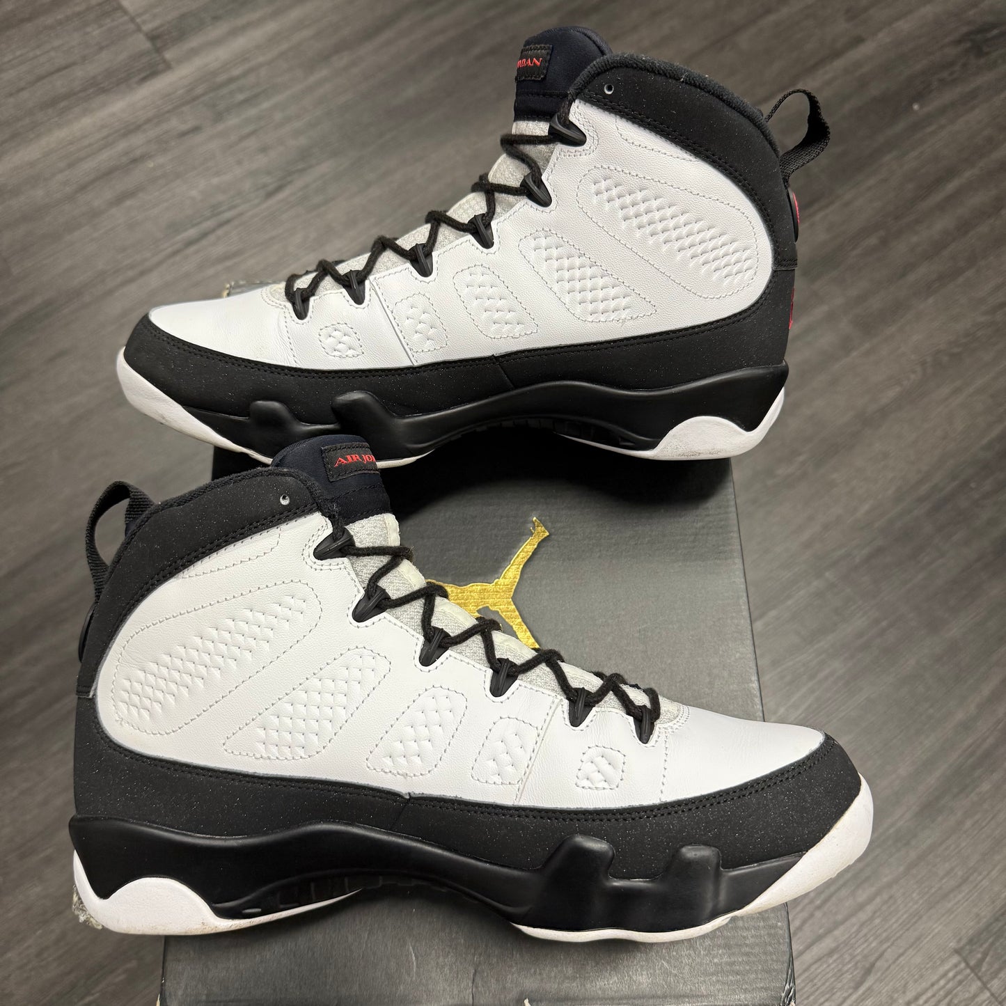 Jordan 9 Retro OG Black Red U11.5