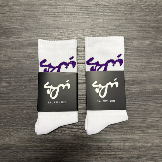 Syndi Purple Sock Set