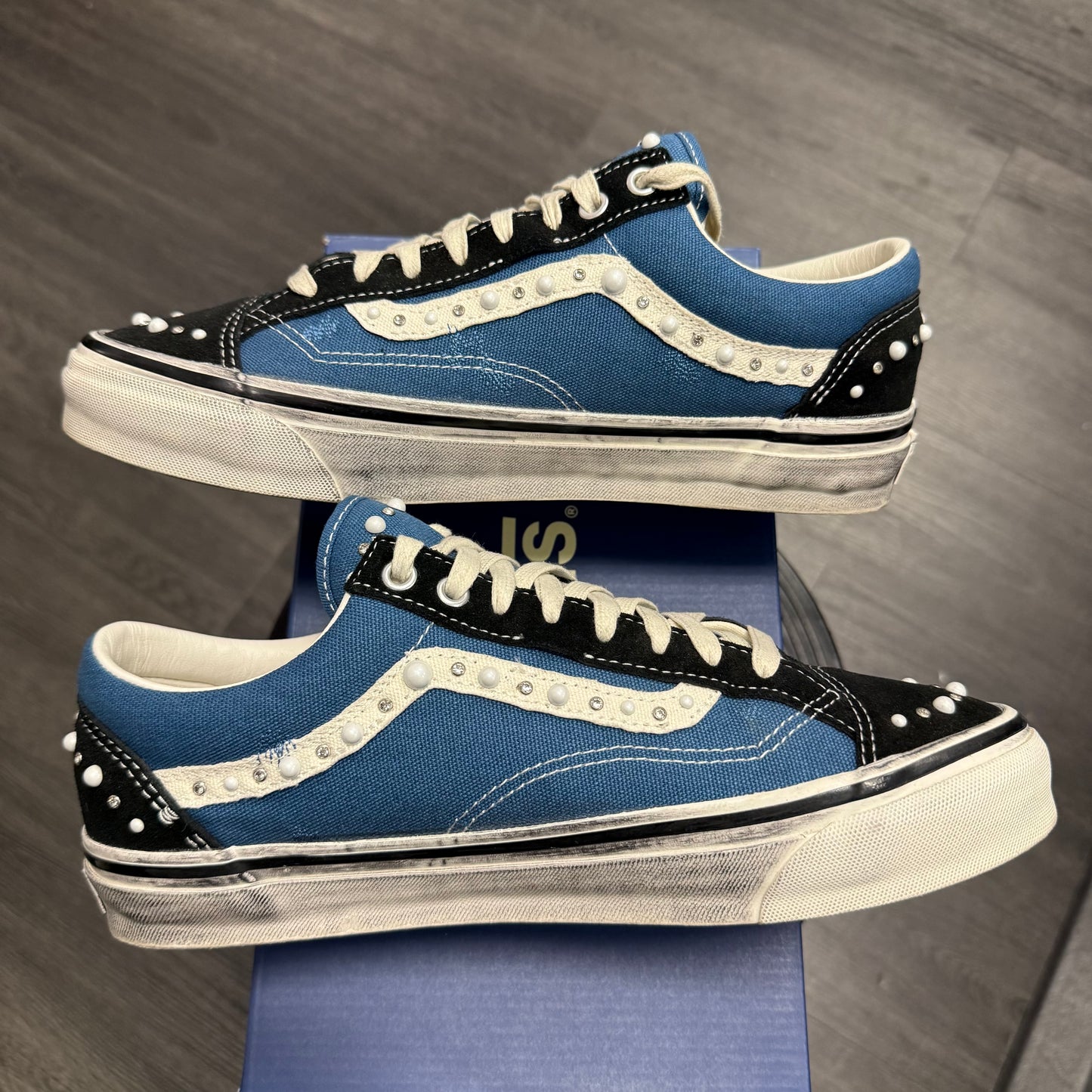 Vans LX Old Skool 36 Pearlized Pack Black Navy U9.5