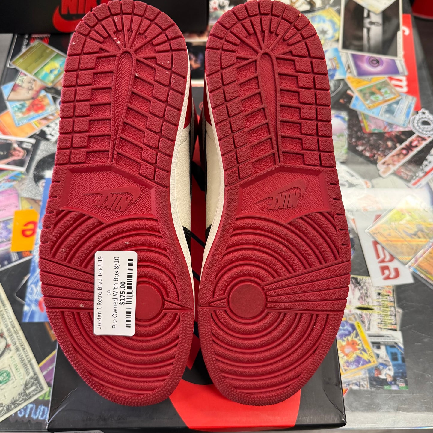 Jordan 1 Retro Bred Toe U10