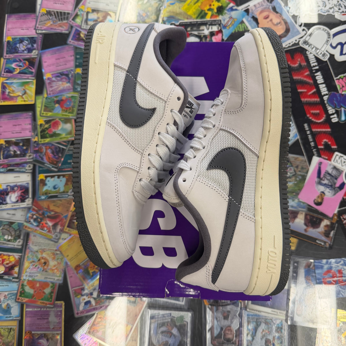 Nike SB Air Force 1 Low Yuto Horigome White Iron Grey U8.5