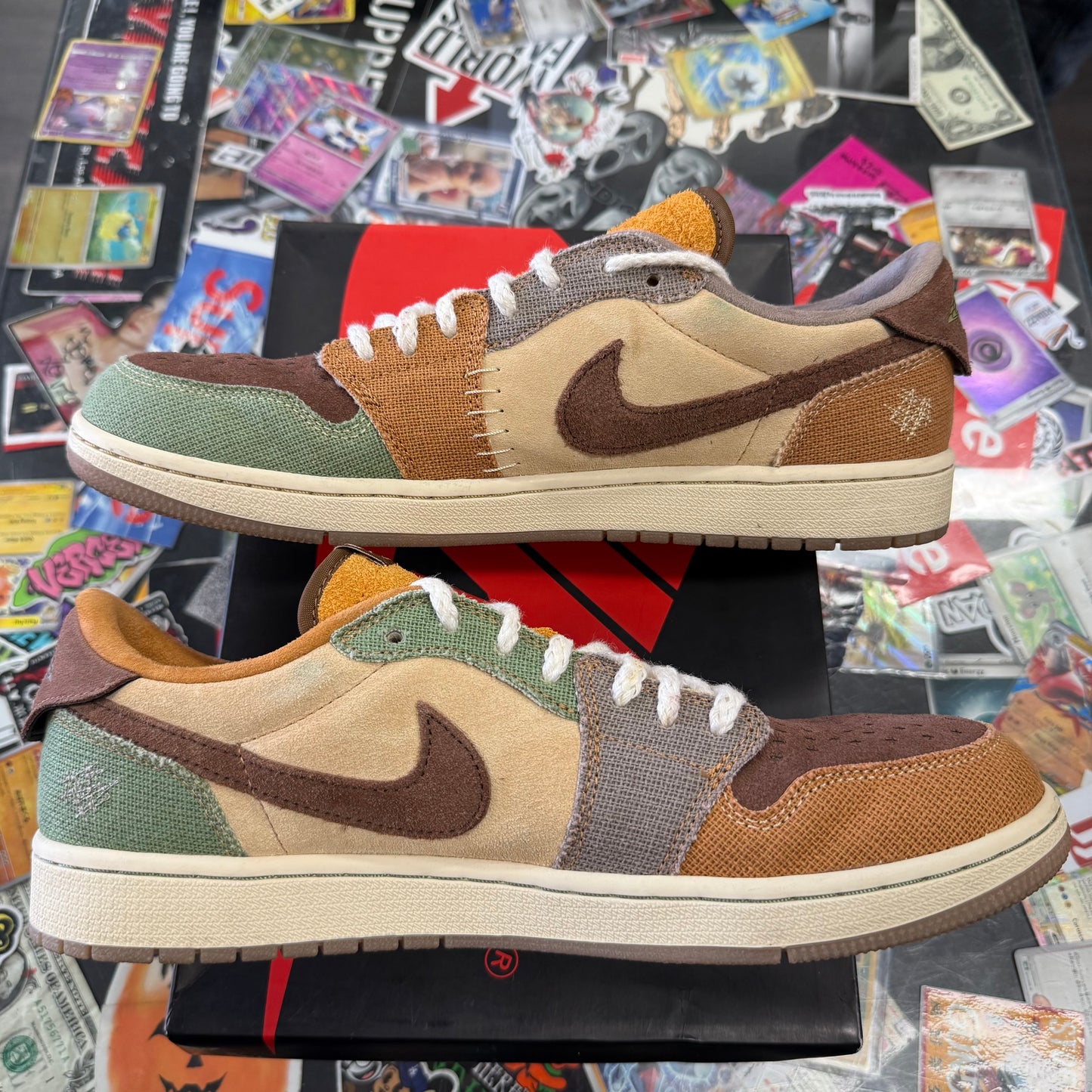 Jordan 1 Low Retro Zion Williamson Voodoo U12.5