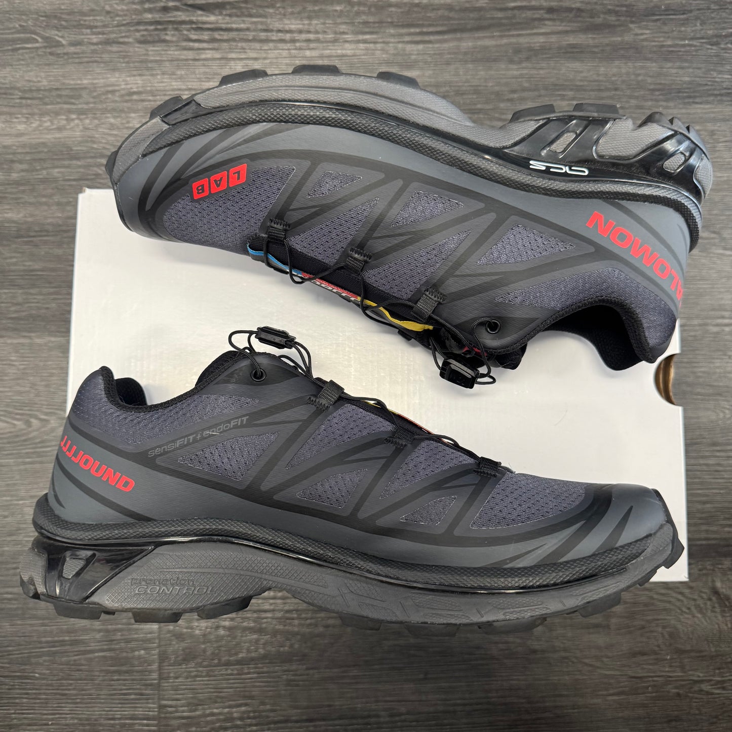 Salomon XT-6 JJJJound Black Fiery Red U