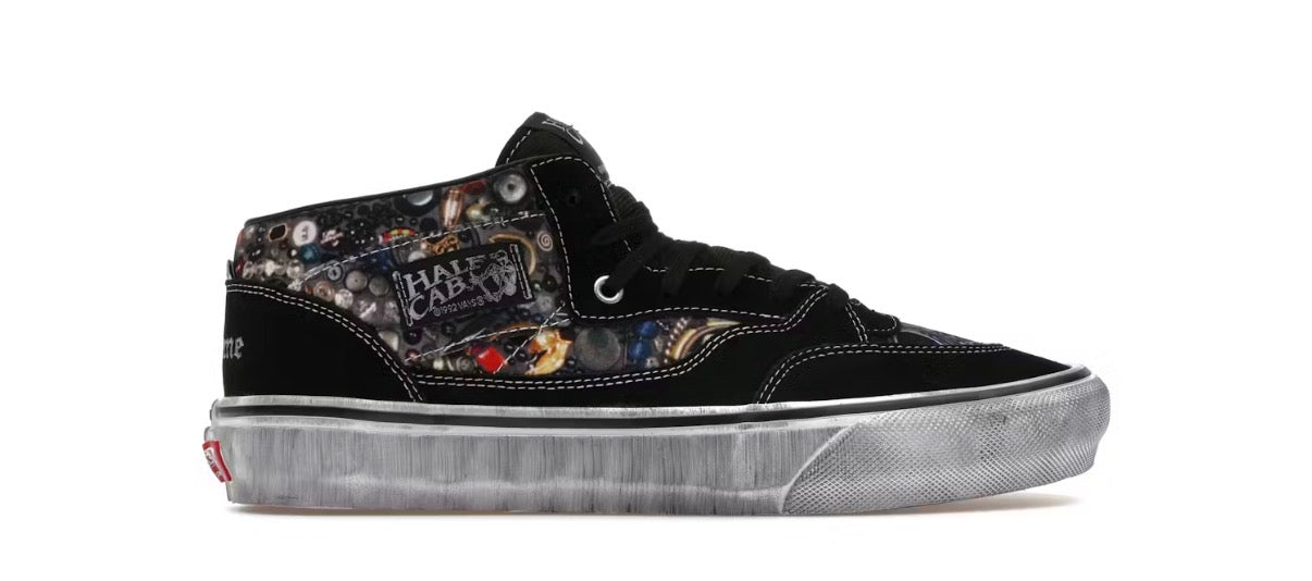 Vans Half Cab Supreme x Mike Kelley Black