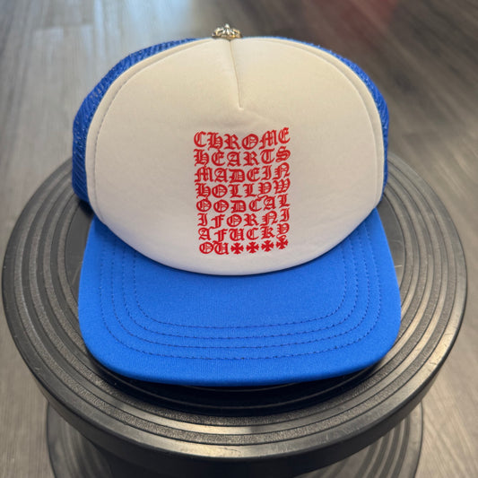 Chrome Hearts EyeChart Trucker Hat