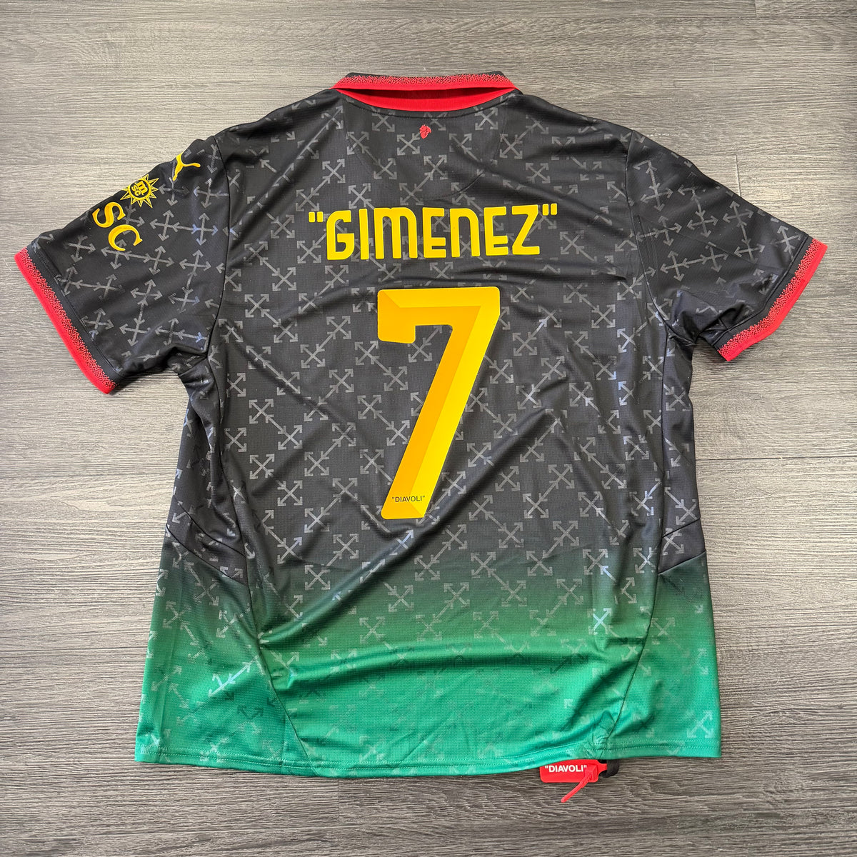 AC Milan Puma Off White Jersey Black