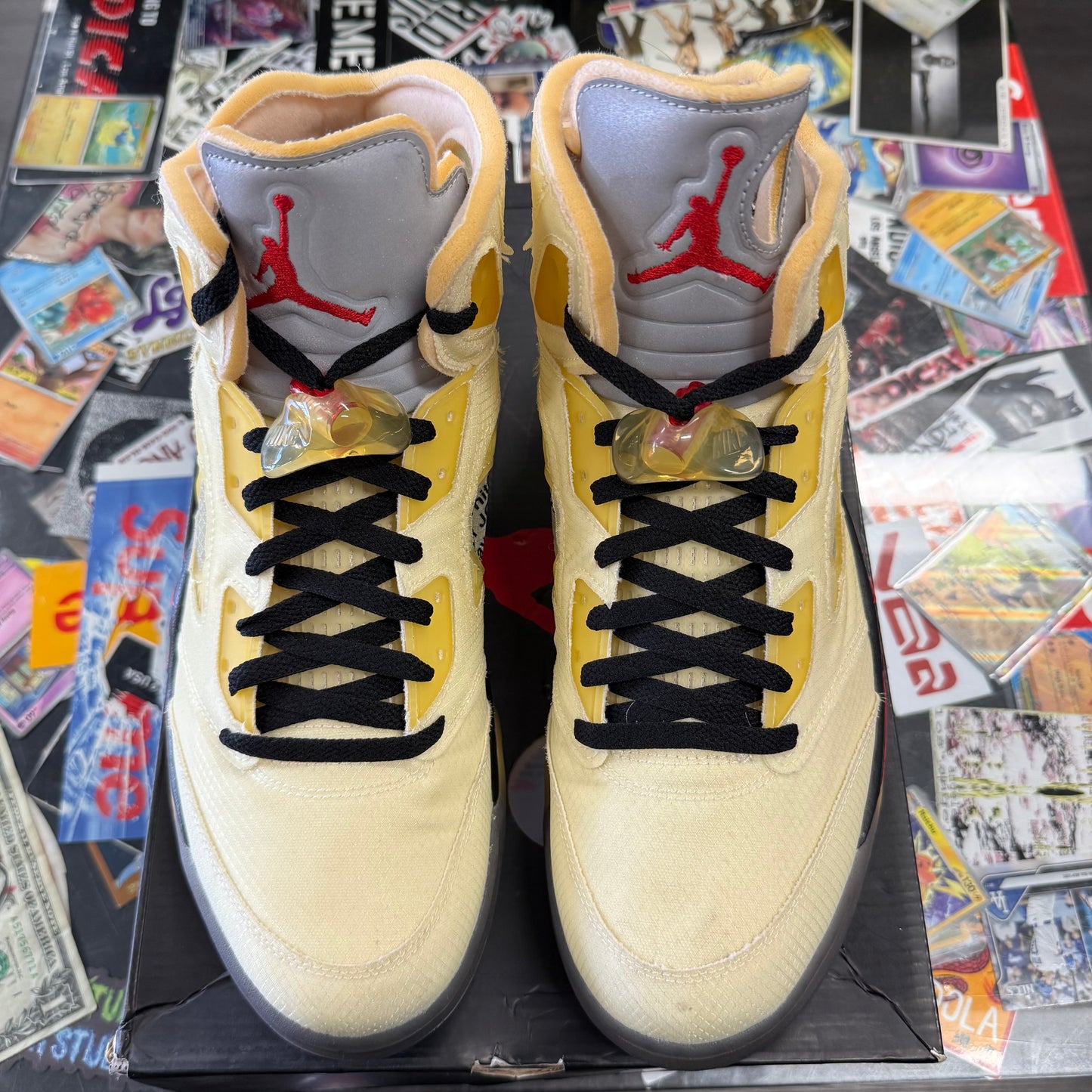 Jordan 5 Retro Off White Sail U13