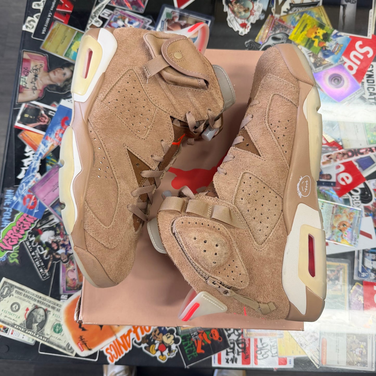 Jordan 6 Retro Travis Scott British Khaki U11