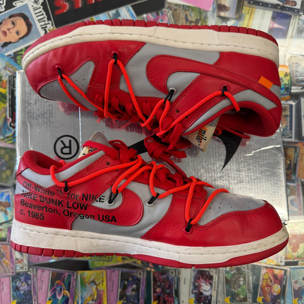 Nike Dunk Low Off-White University Red U8