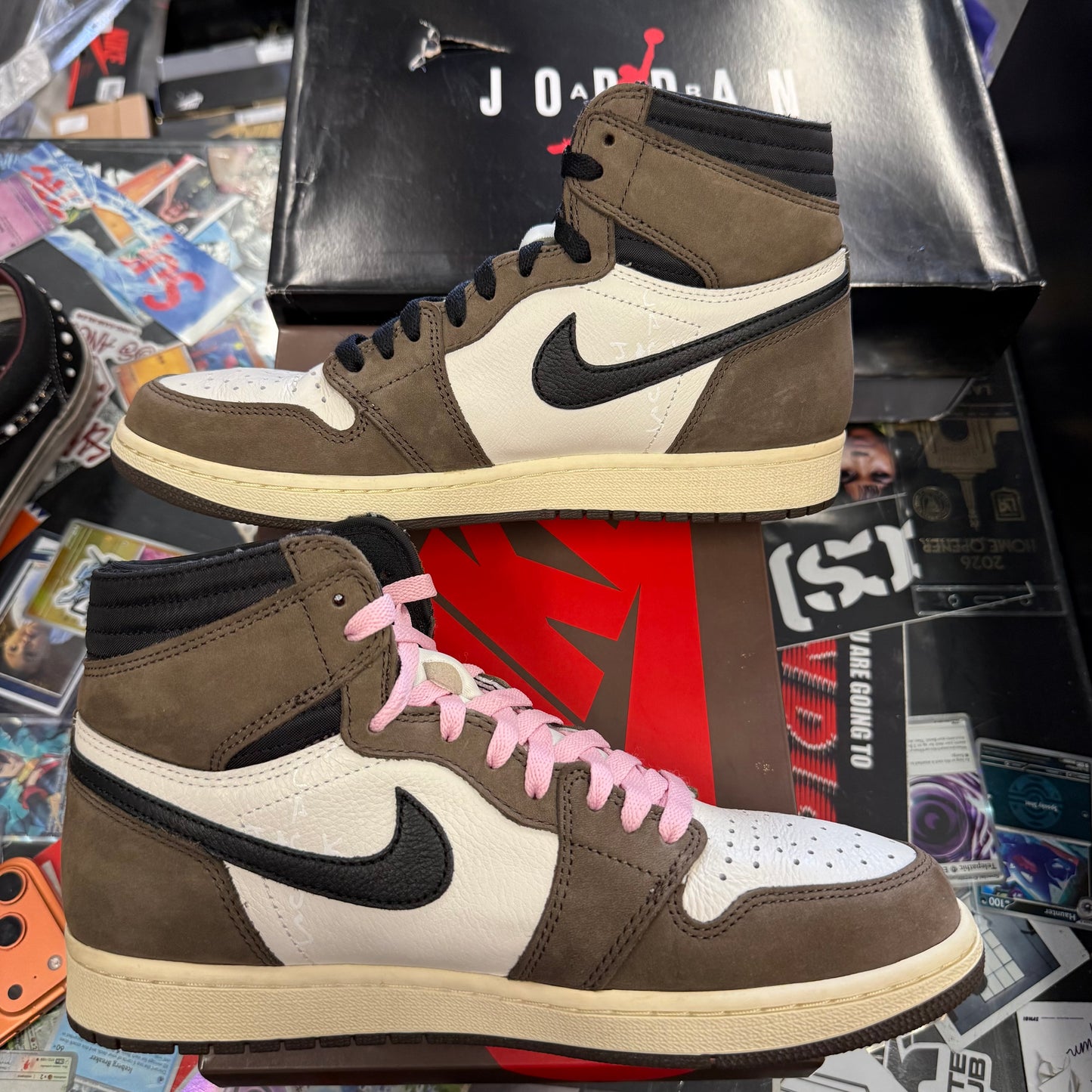 Jordan 1 Retro High Travis Scott Mocha U9.5
