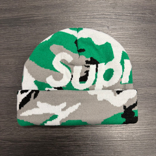 Supreme Green Beanie