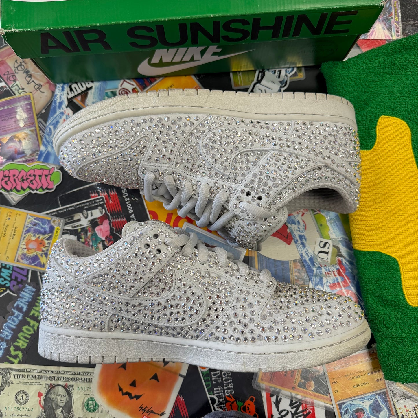 Nike Dunk Low Cactus Plant Flea Market CPFM Pure Platinum