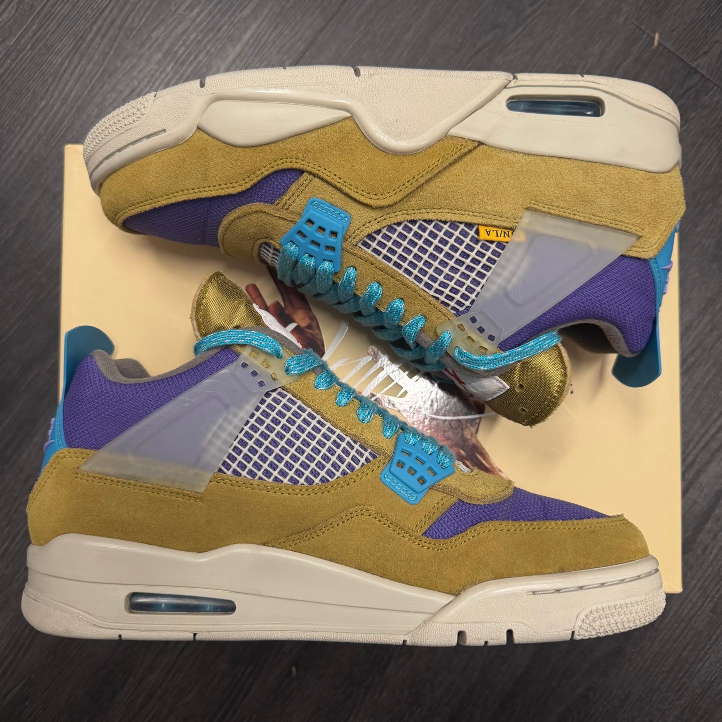 Jordan 4 Retro Union Desert Moss U9