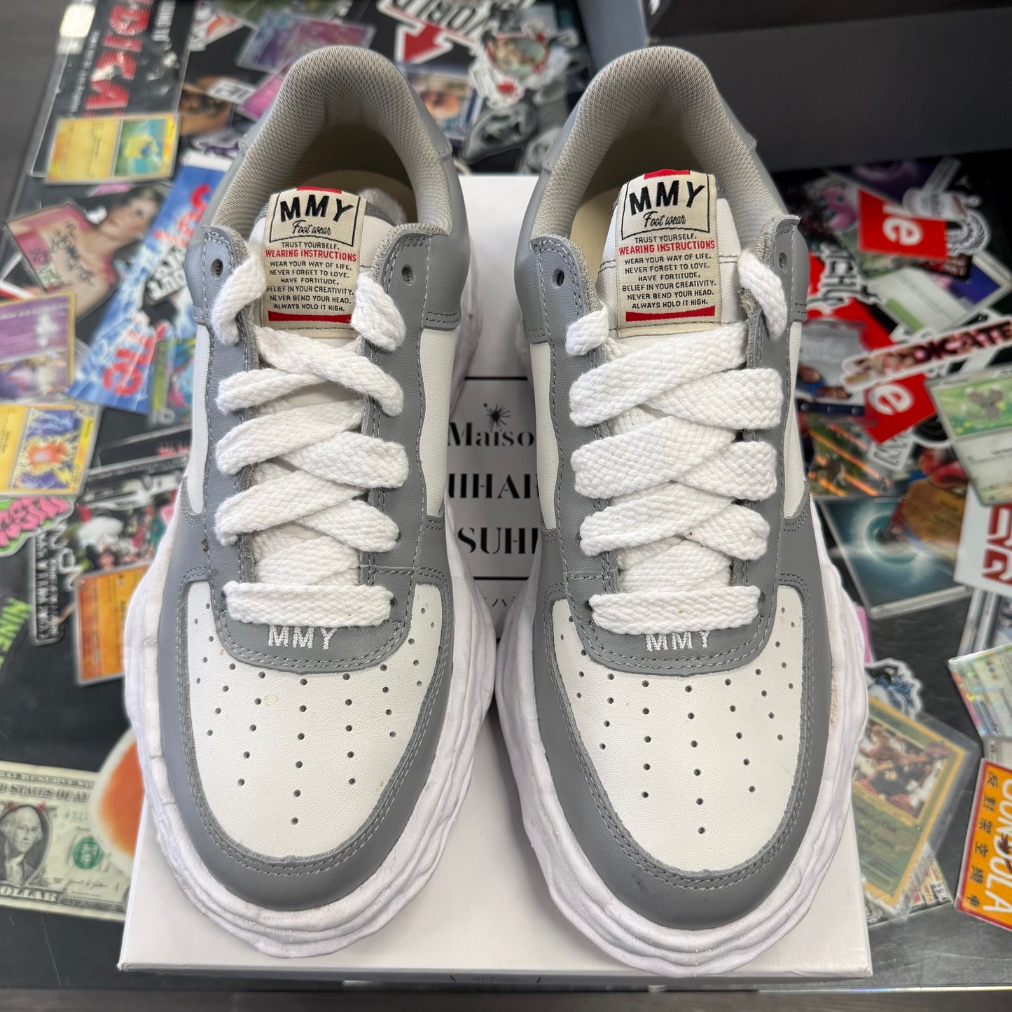 Maison Mihara Yasuhiro Wayne OG Sole Low White Grey