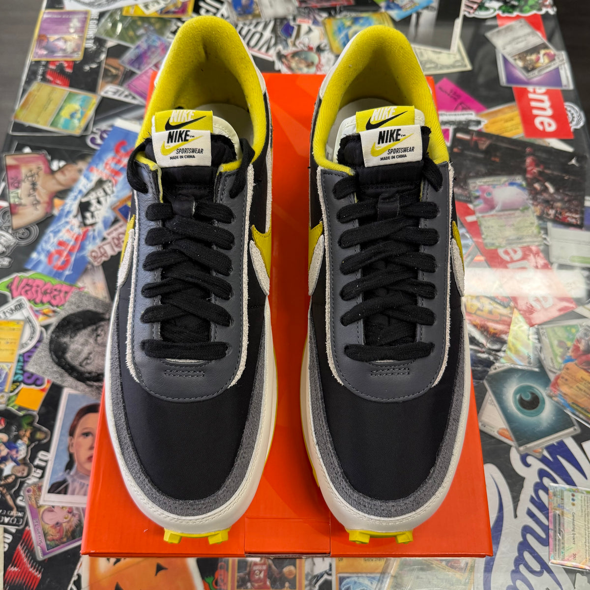 Nike LD Waffle Sacai Undercover Black Bright Citron U