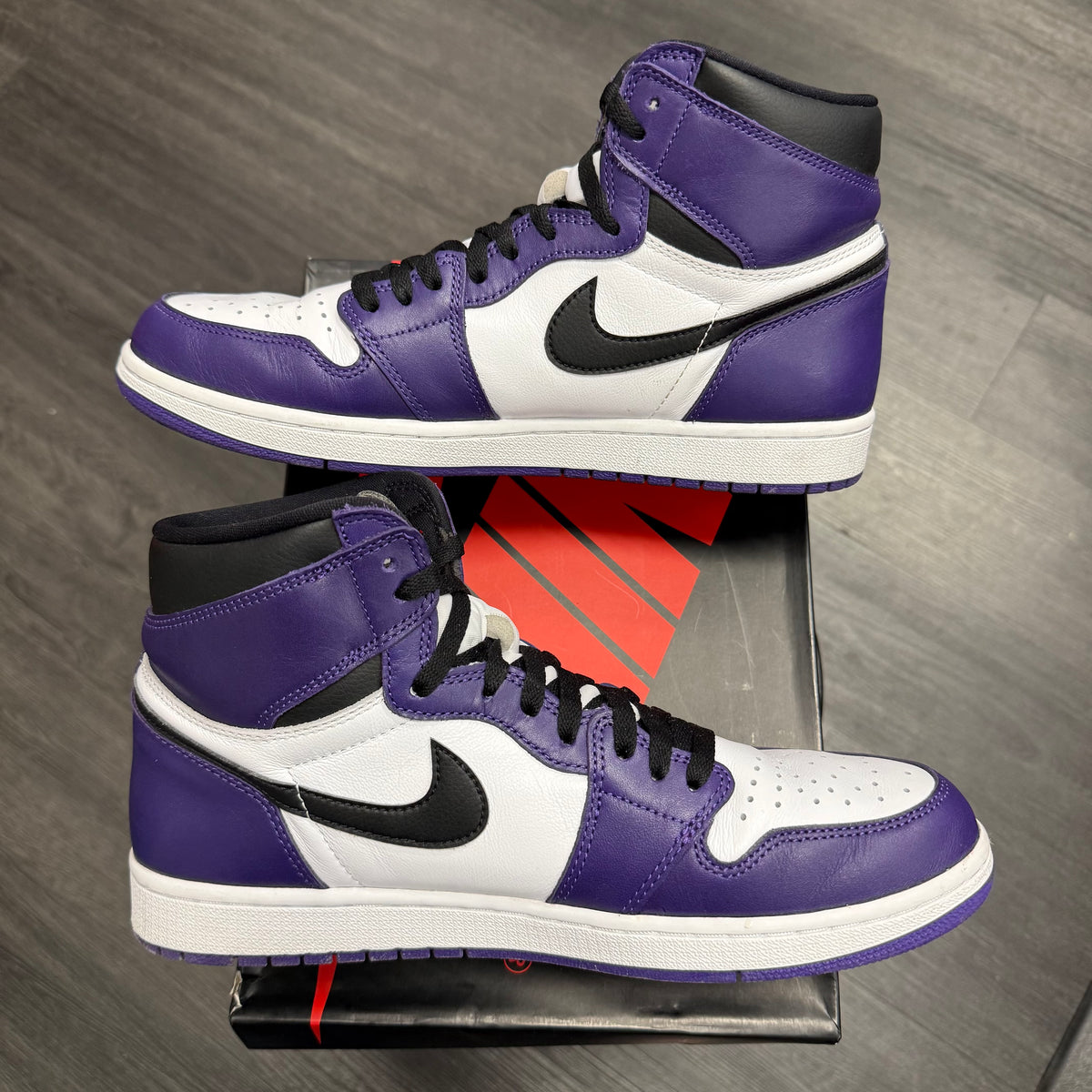 Jordan 1 Retro High Court Purple White U11.5