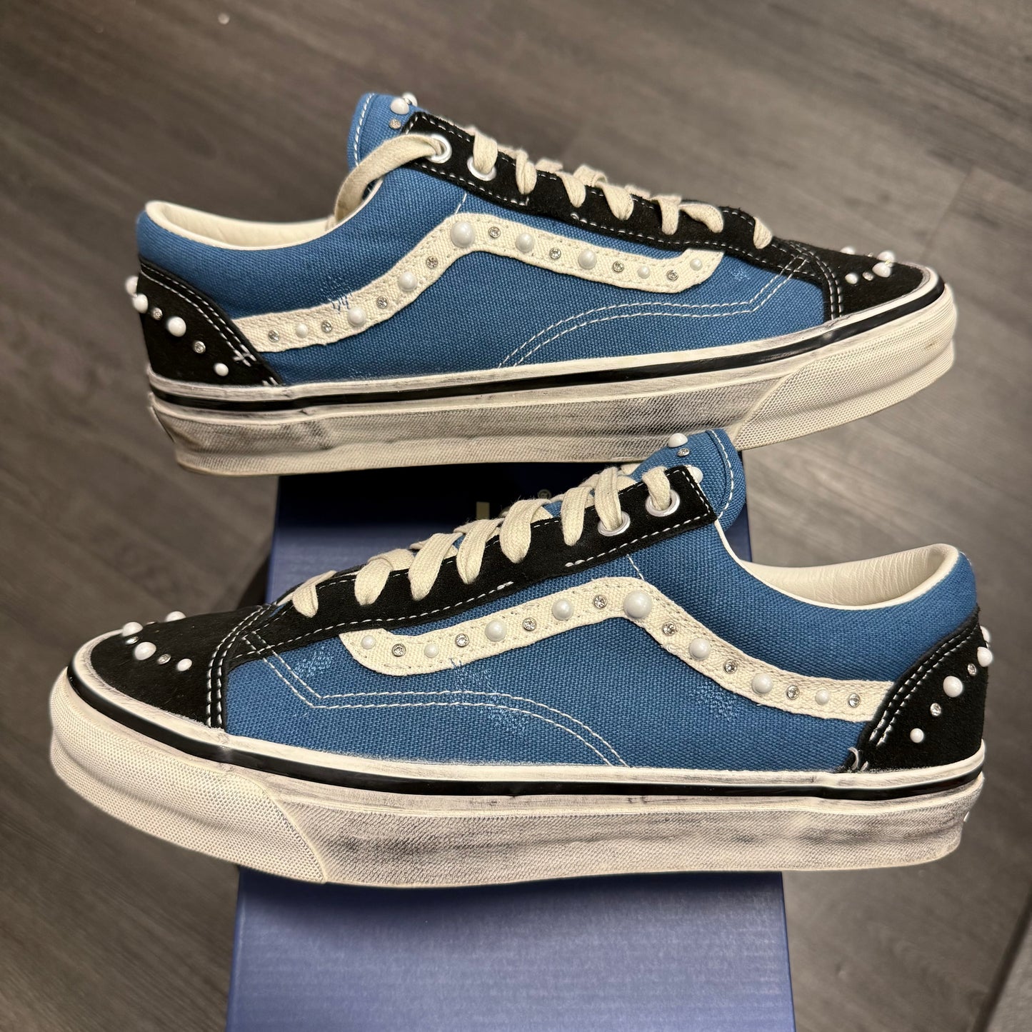 Vans LX Old Skool 36 Pearlized Pack Black Navy U9.5