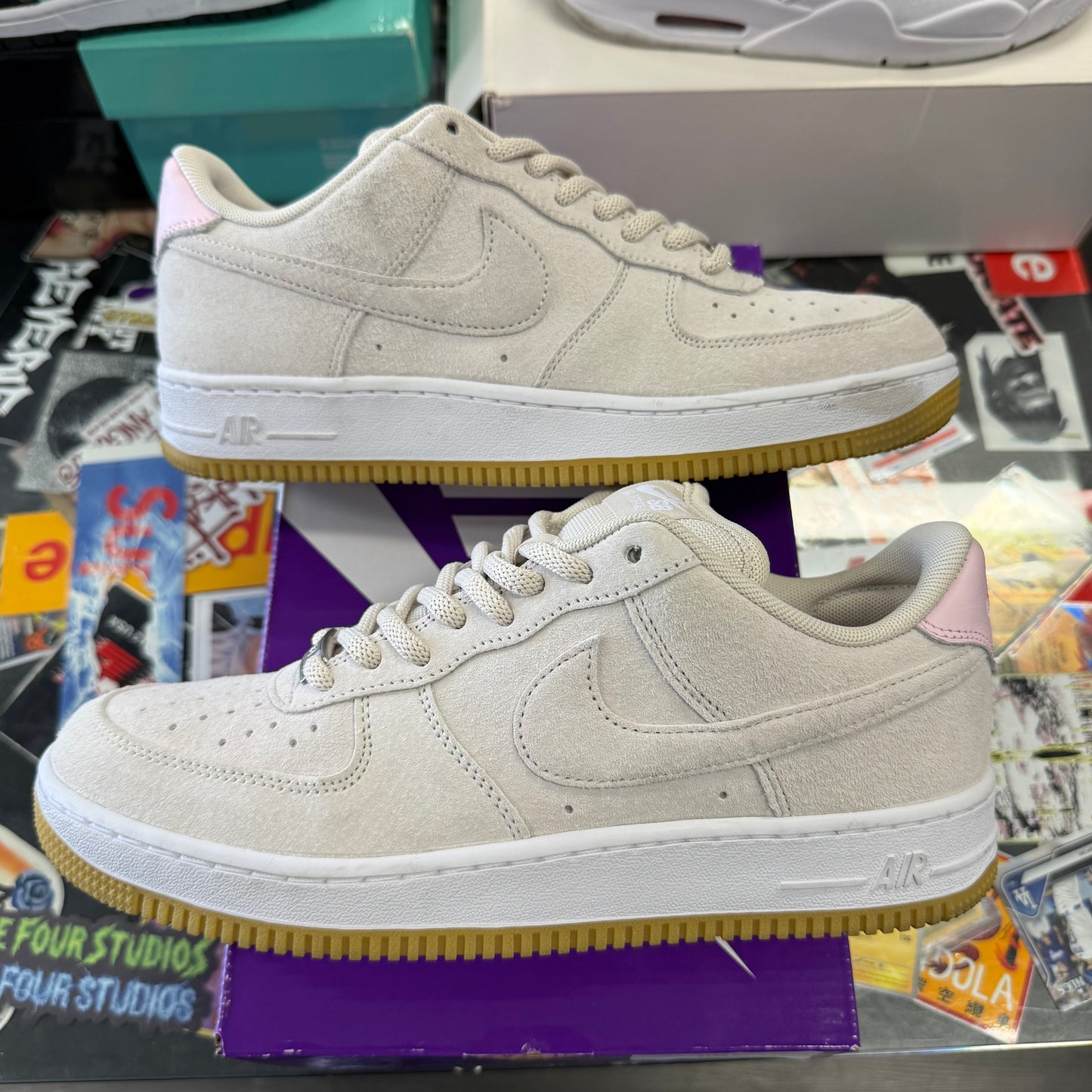 Nike Air Force 1 Low SB Light Orewood Brown Pink U9