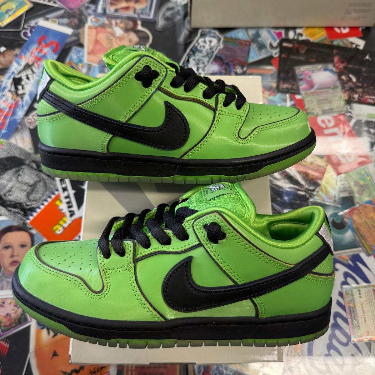Nike SB Dunk Low Powerpuff Girls Buttercup U4.5