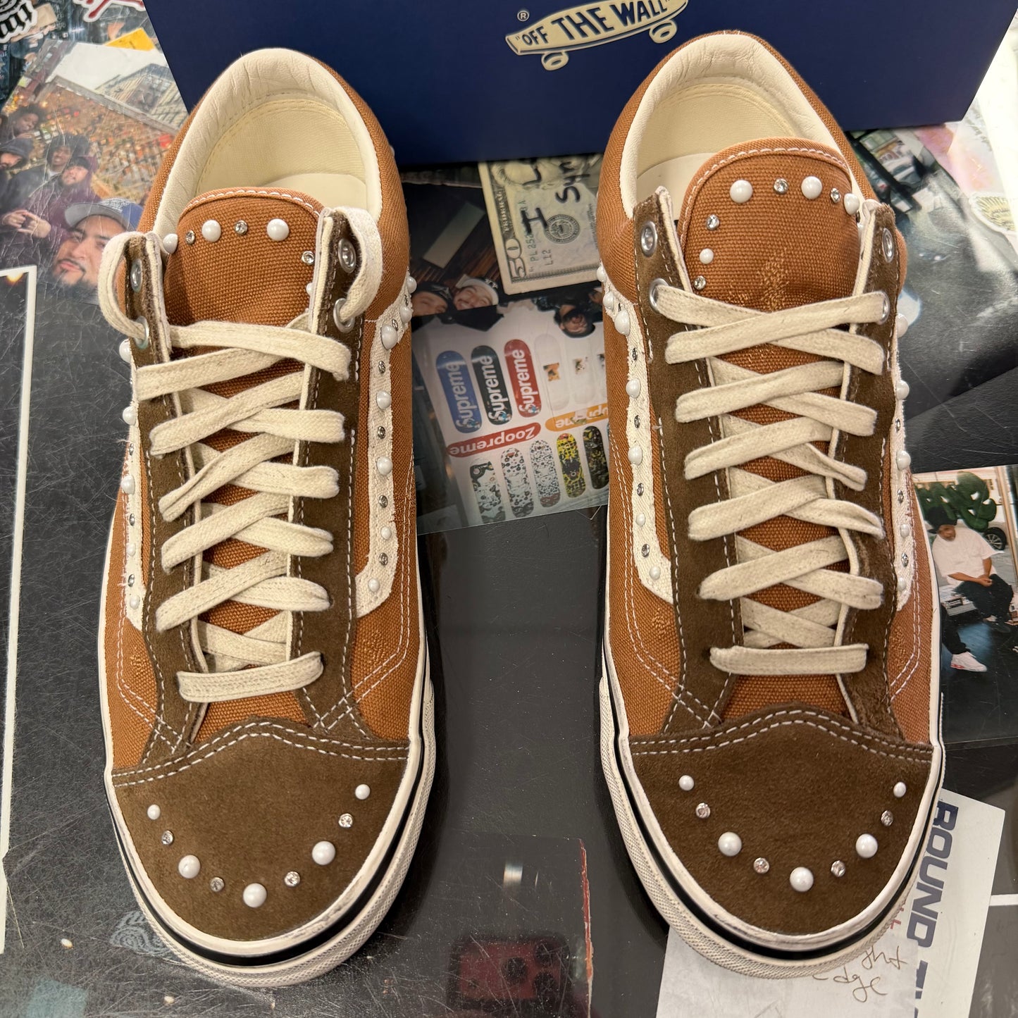 Vans LX Old Skool 36 Pearlized Pack Vintage Cocoa Brown U11.5