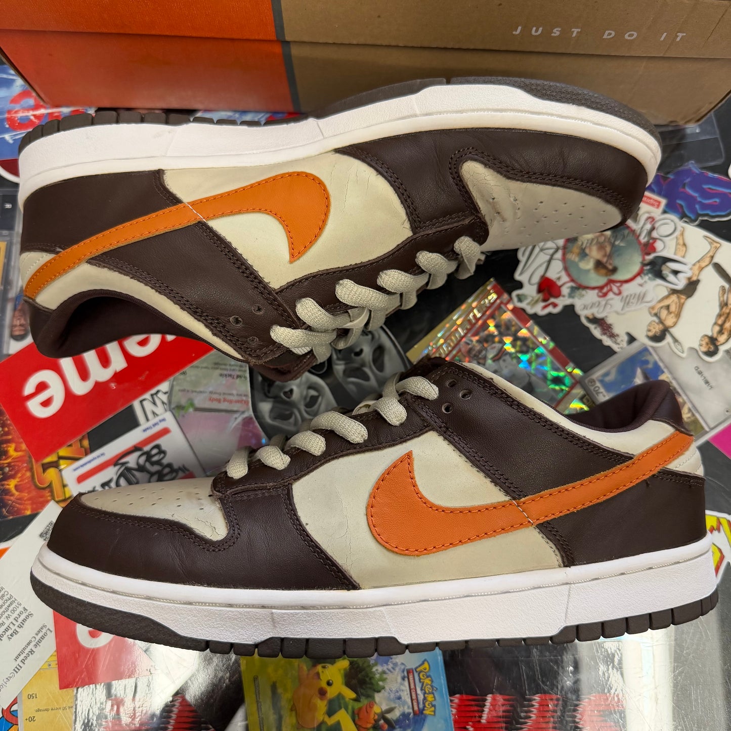Nike Dunk Low Light Stone Mesa Orange