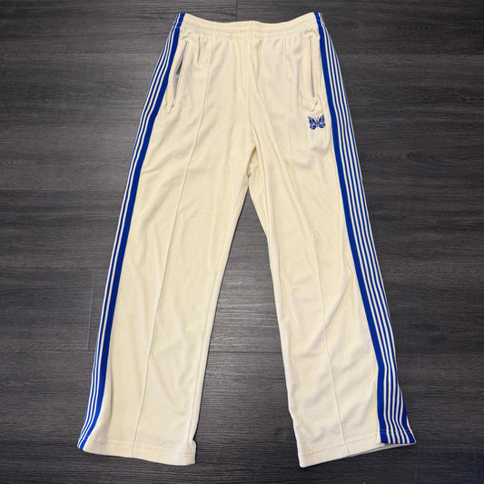 Needles Track Pants White Blue